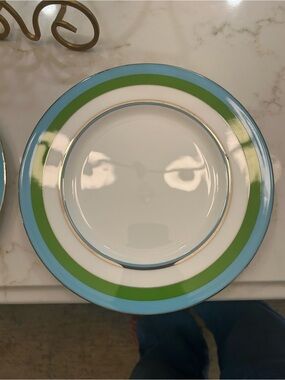Kate Spade Library Lane Aqua Accent Plate